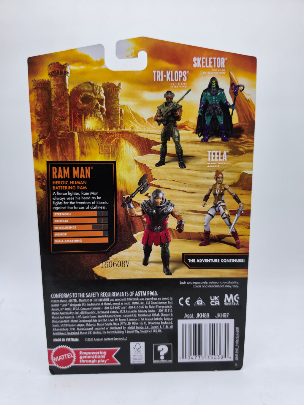 Mattel 2026 Masters of the Universe Kid Core Wave 4 Ram Man