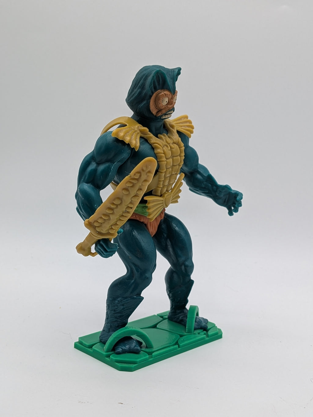 Mattel 1982 Masters of the Universe Mer-Man - Loose (Complete) Green Belt Variant