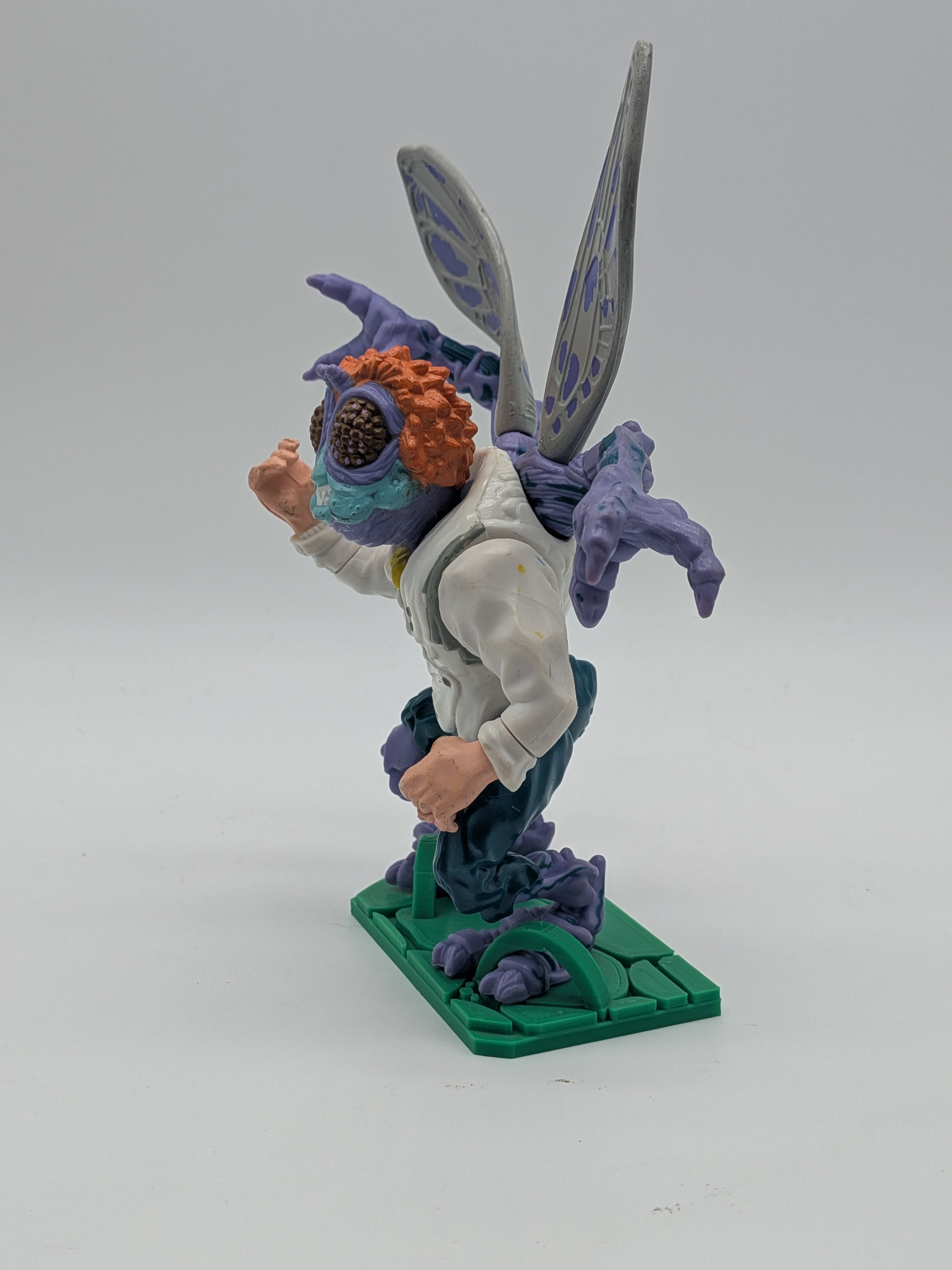 Playmates 1989 Teenage Mutant Ninja Turtles Baxter Stockman - Loose (Complete)