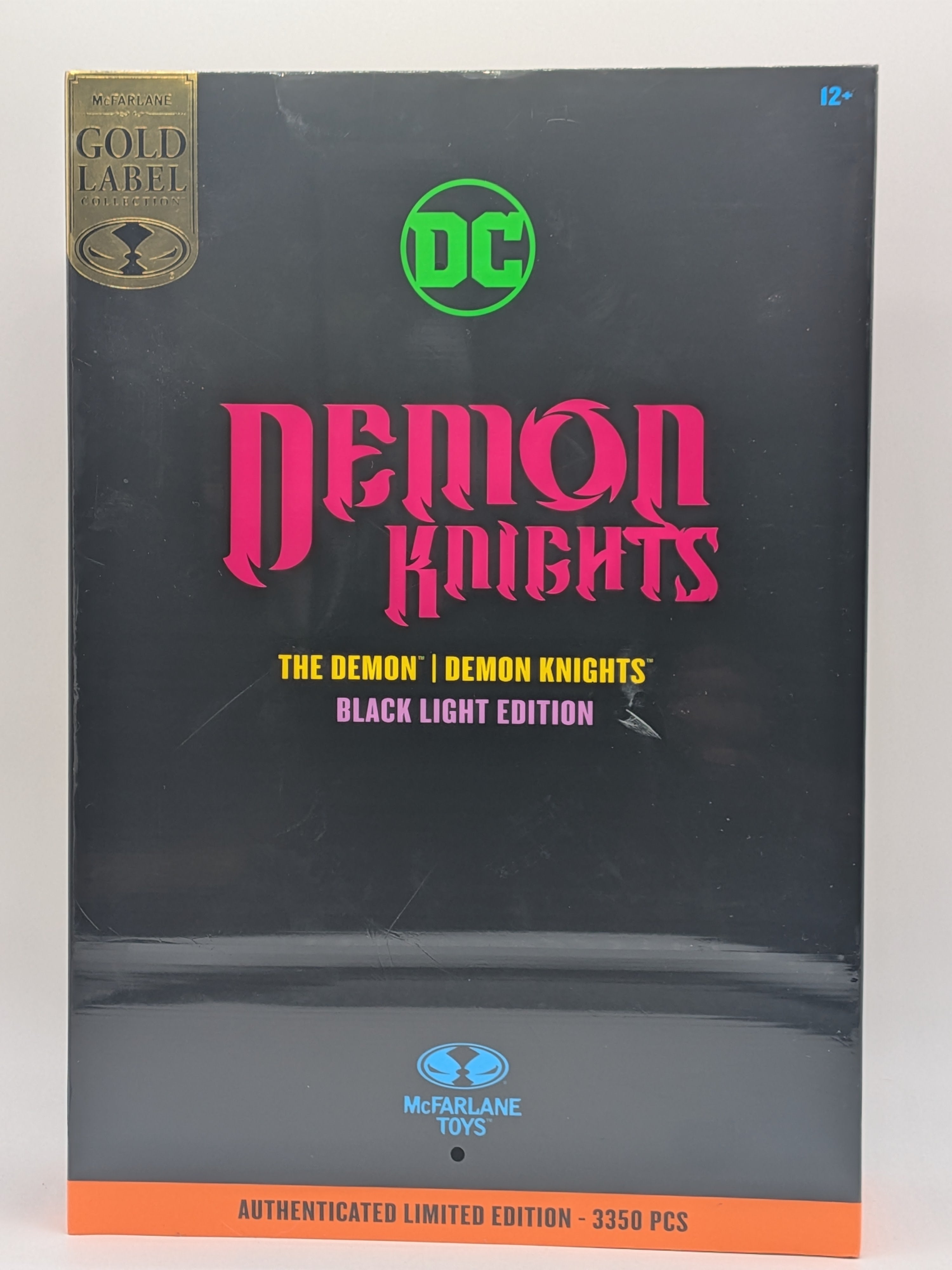McFarlane 2025 DC Multiverse The Demon (Demon Knights) Black Light Edition