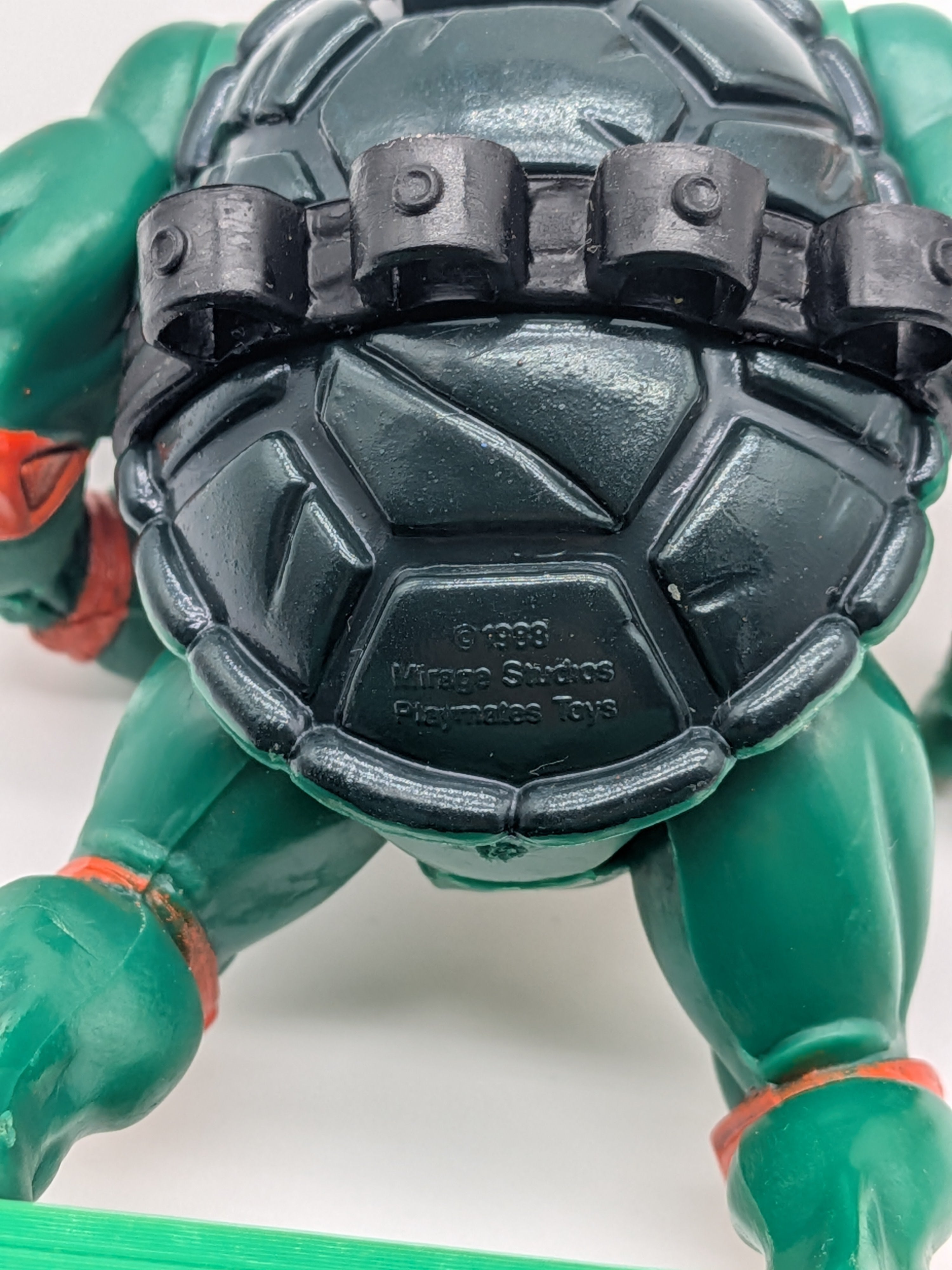 Playmates 1988 Teenage Mutant Ninja Turtles Michelangelo Original Hard Head Figure
