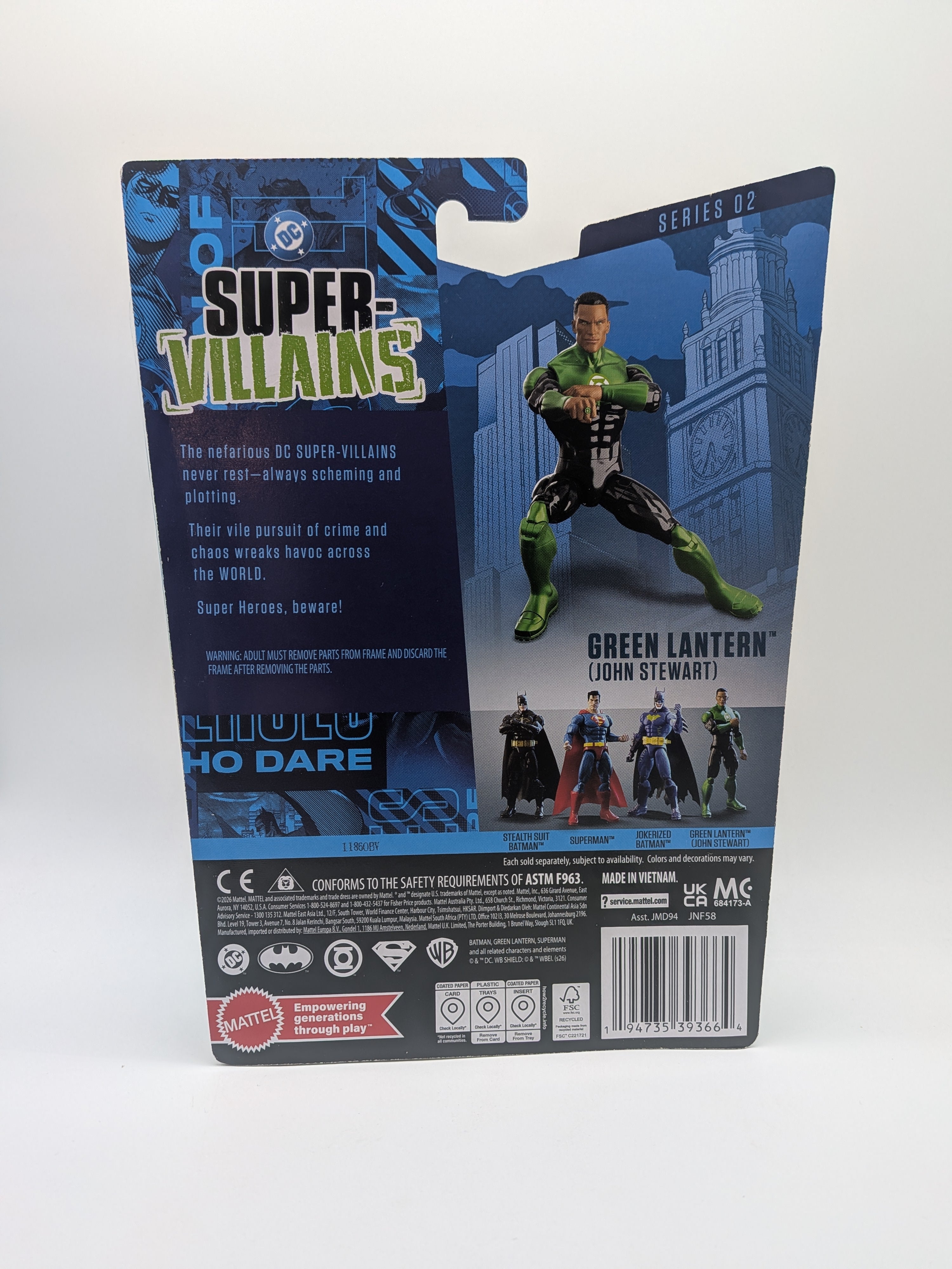 Mattel 2026 DC Premier Green Lantern (John Stewart) Wave 2 6 1/2" Figure