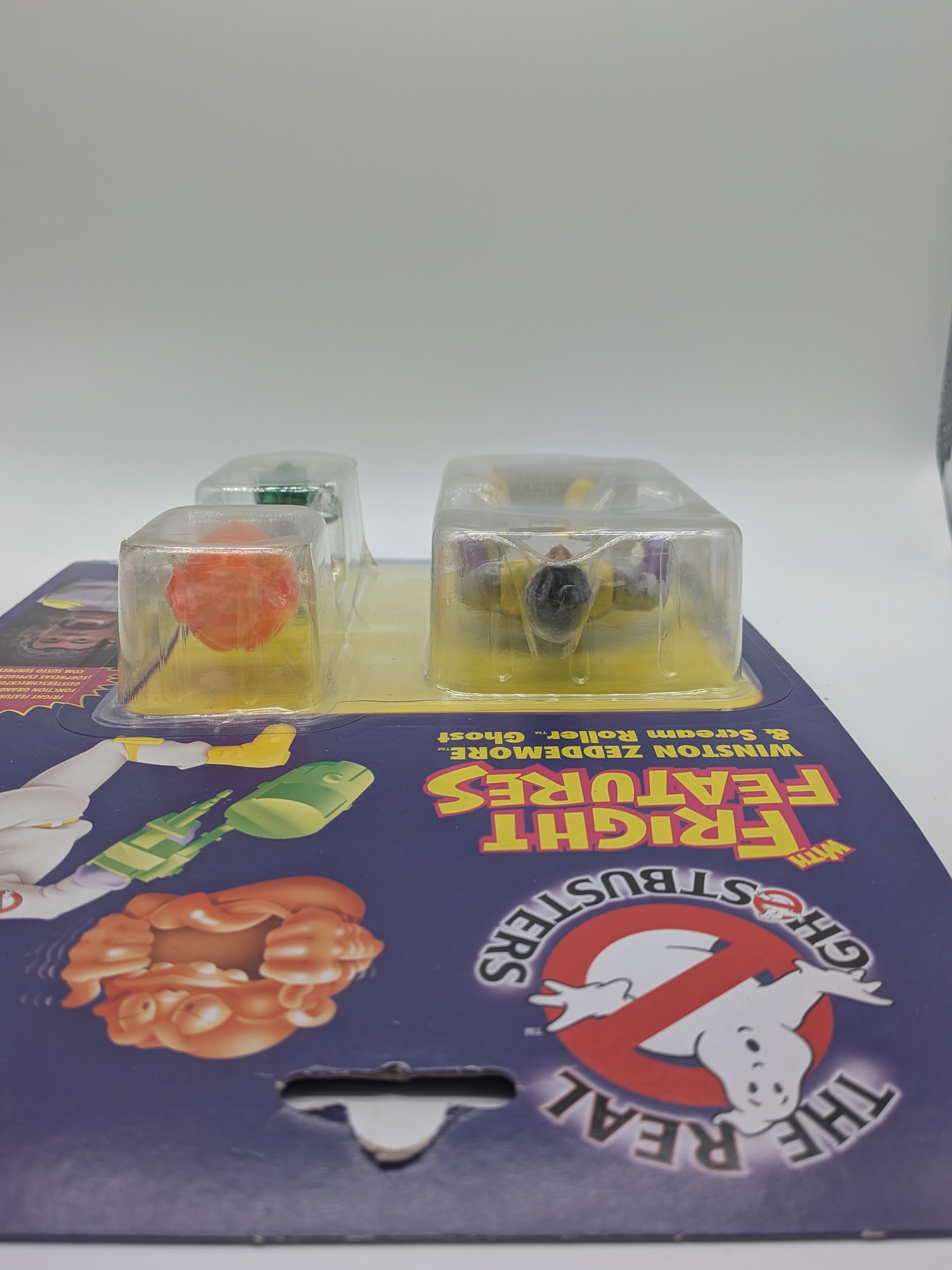 Hasbro 2024 Retro Ghostbusters Fright Features Winston Zeddemore & Scream Roller Ghost