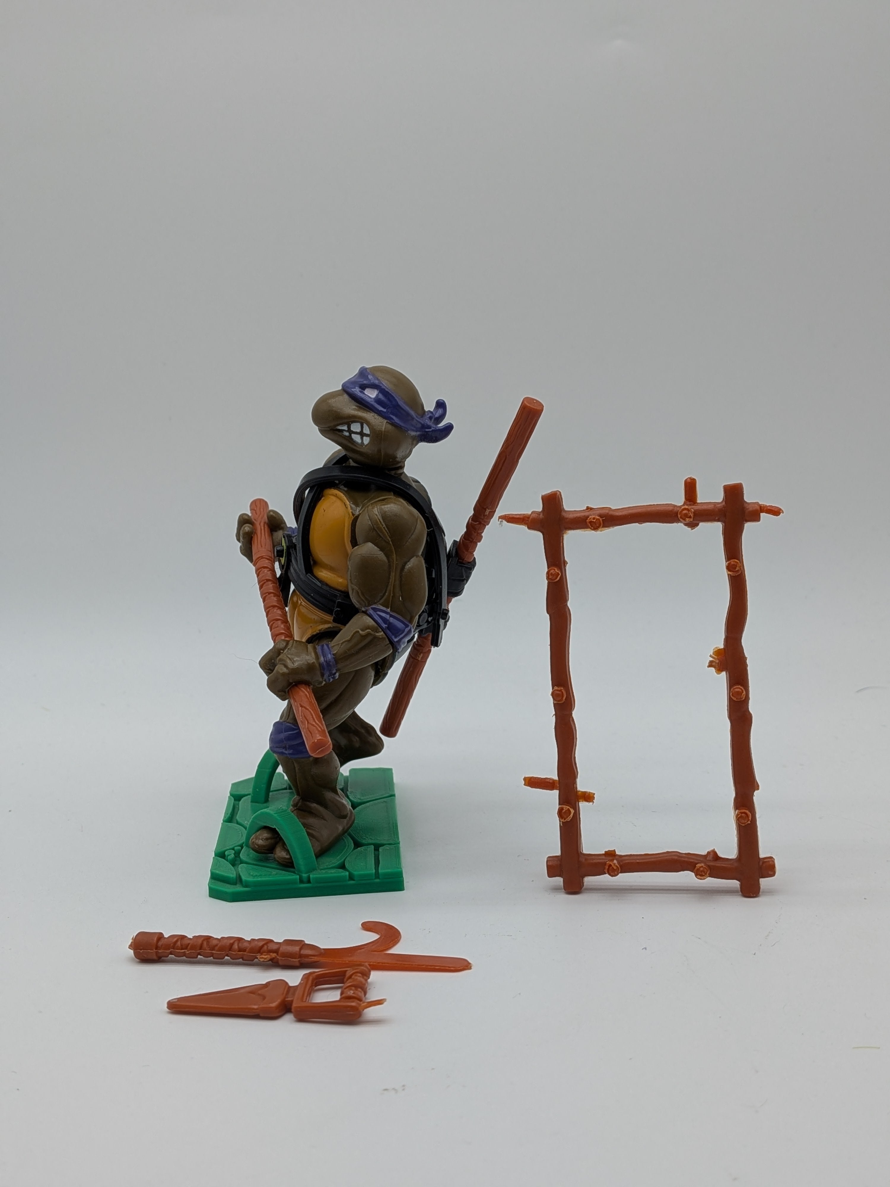 1988 Original Playmates Teenage Mutant Ninja Turtles - Donatello (Hard Head)