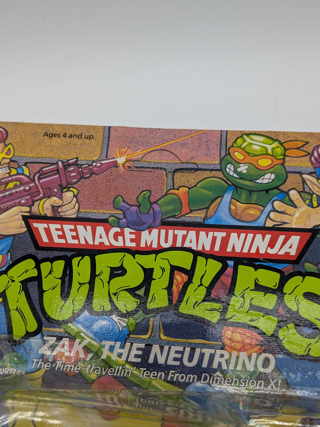 Playmates 1991 Teenage Mutant Ninja Turtles Zak, The Neutrino - New on Card