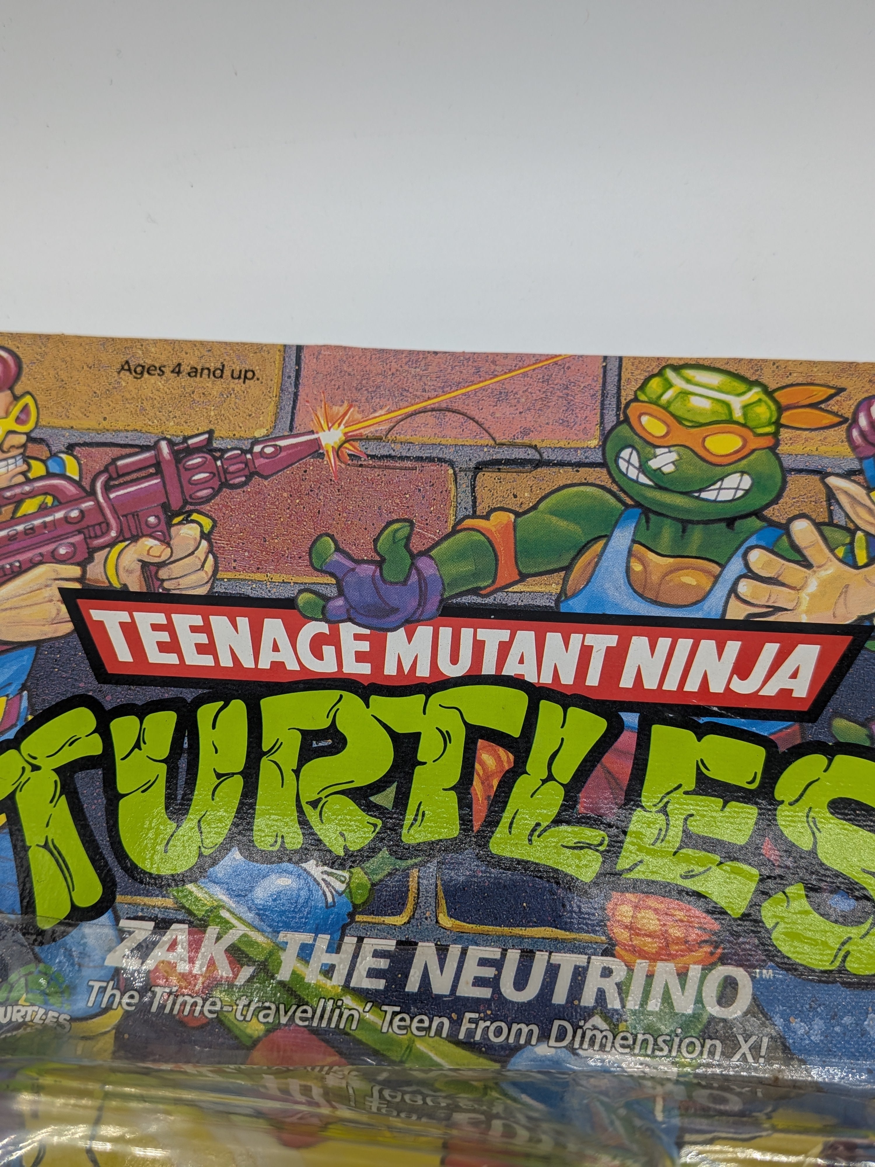 Playmates 1991 Teenage Mutant Ninja Turtles Zak, The Neutrino - New on Card
