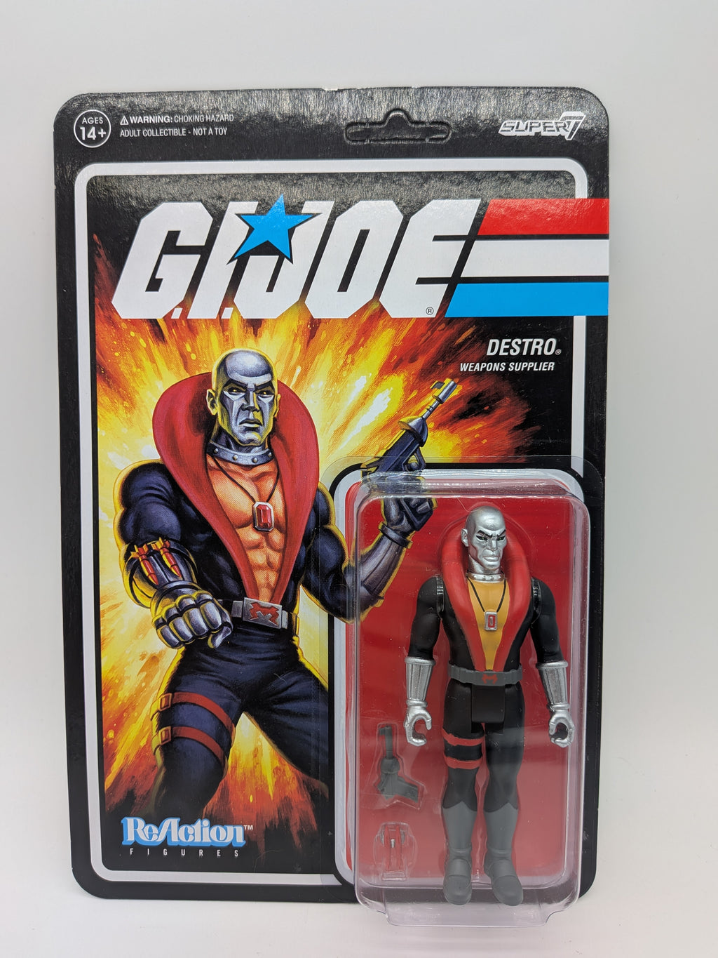 Super7 2021 G.I. Joe Destro 3.75" Action Figure