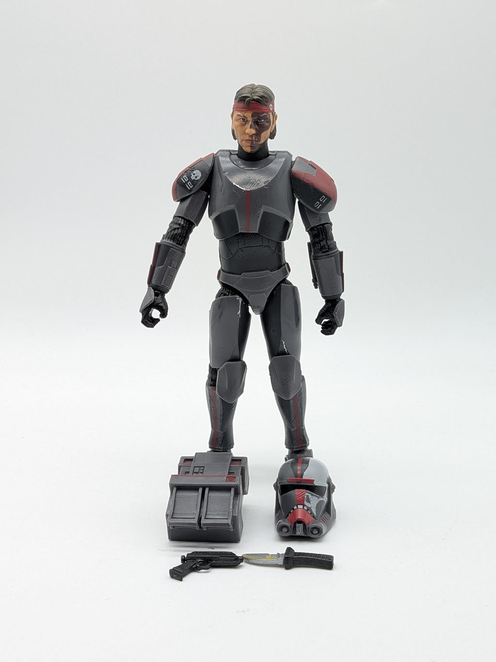 Hasbro 2021 Star Wars The Black Series Hunter (Bad Batch) - Loose (Near Complete)