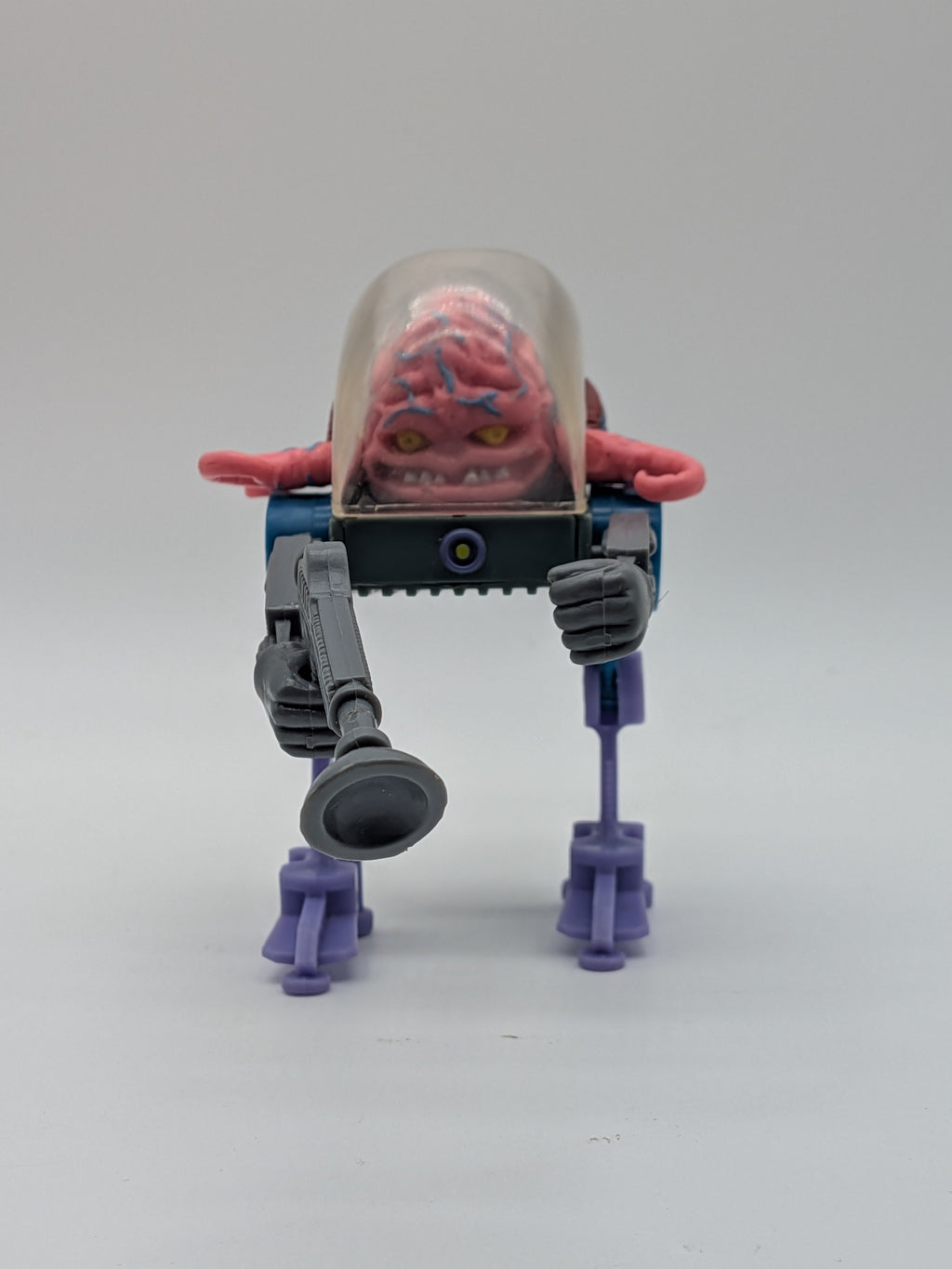 Playmates 1989 Teenage Mutant Ninja Turtles (TMNT) Krang Action Figure (Near Complete)
