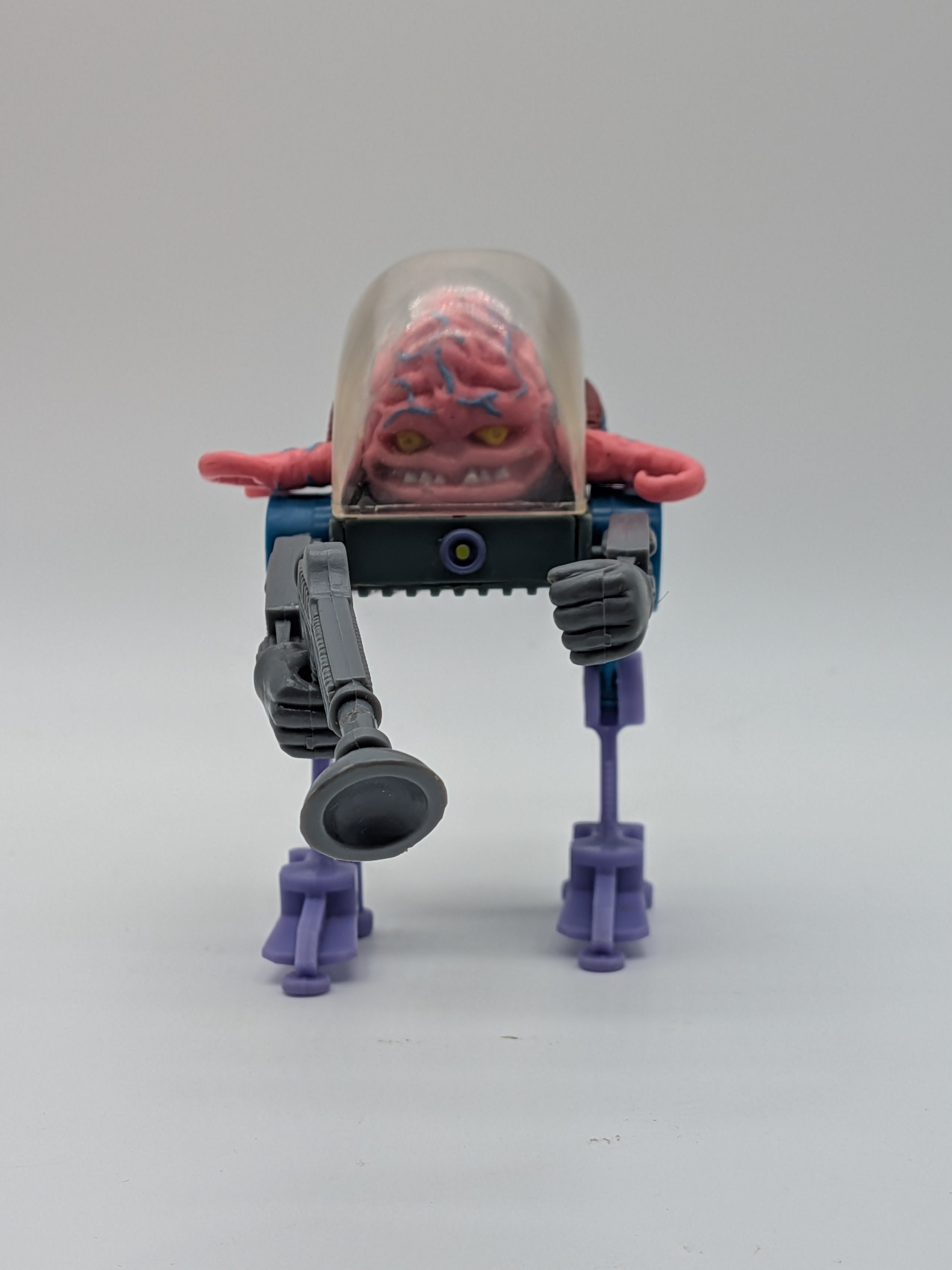 Playmates 1989 Teenage Mutant Ninja Turtles (TMNT) Krang Action Figure (Near Complete)