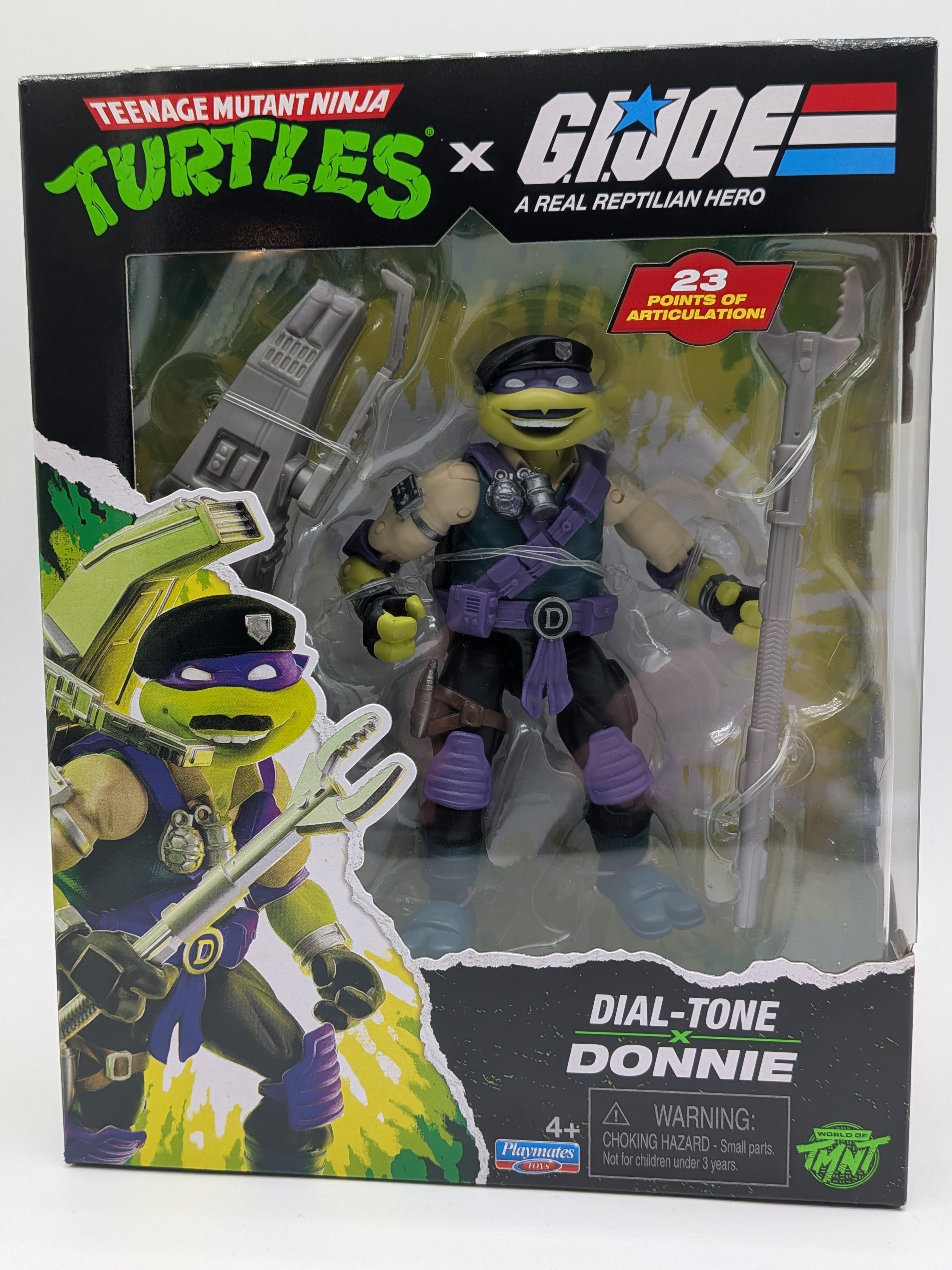 Teenage Mutant Ninja Turtles x G.I. Joe Donnie x Dial-tone Action Figure