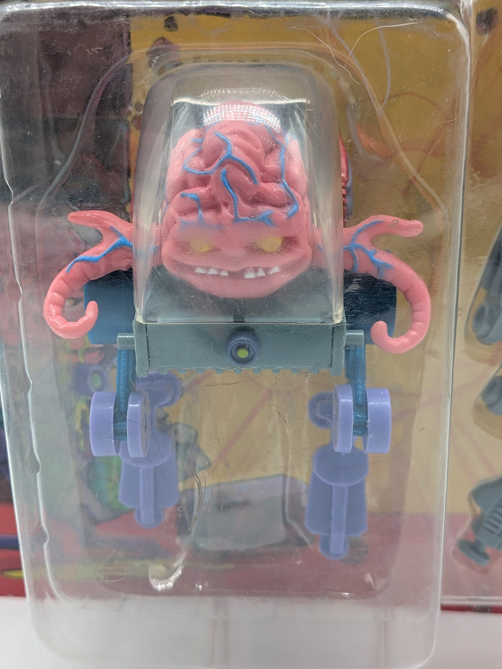 Playmates 1989 Teenage Mutant Ninja Turtles Krang - Sealed on Card