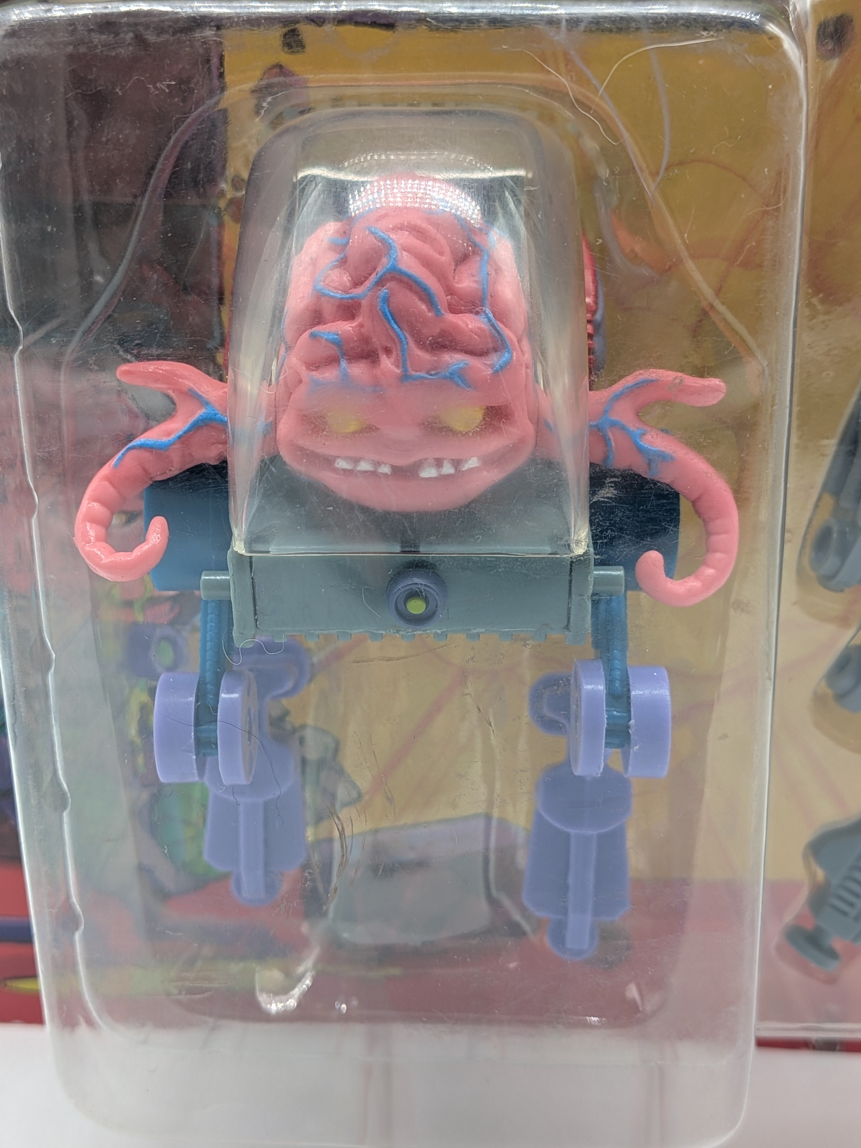 Playmates 1989 Teenage Mutant Ninja Turtles Krang - Sealed on Card