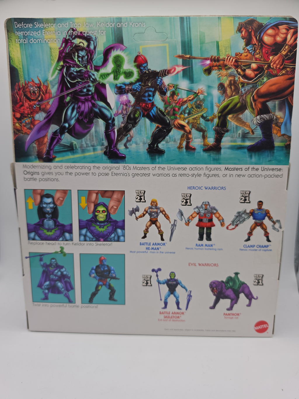 Mattel 2020 Masters of the Universe Origins Keldor & Kronis Retro Play Action Figures