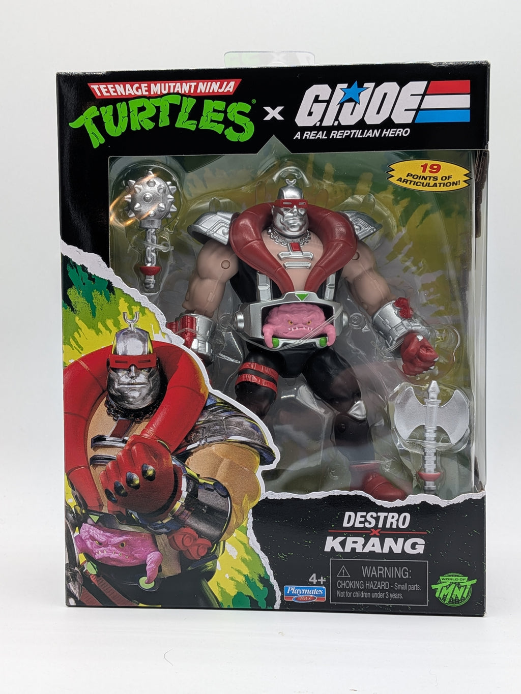 Teenage Mutant Ninja Turtles x G.I. Joe Krang Droid x Destro Action Figure
