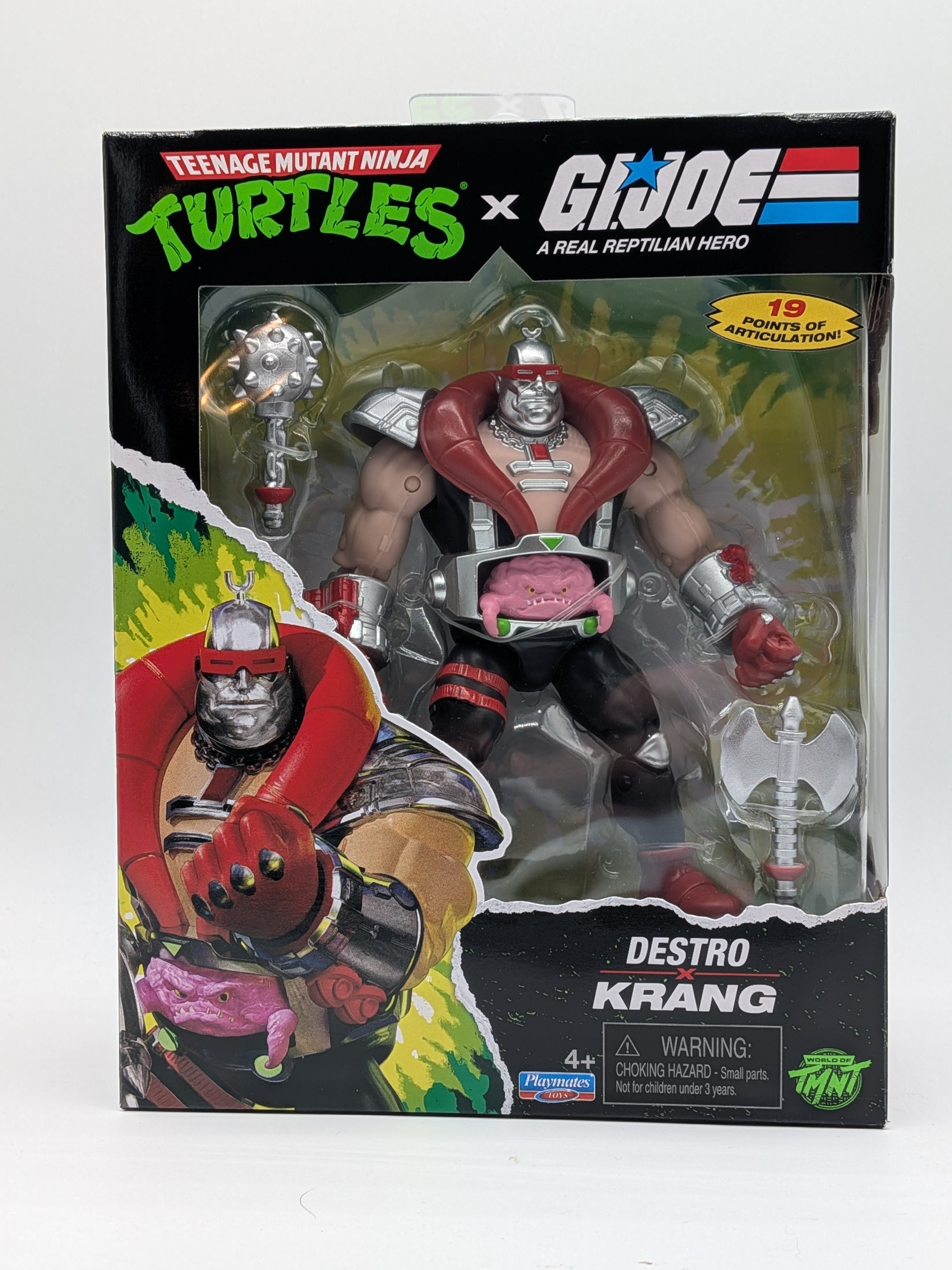 Teenage Mutant Ninja Turtles x G.I. Joe Krang Droid x Destro Action Figure
