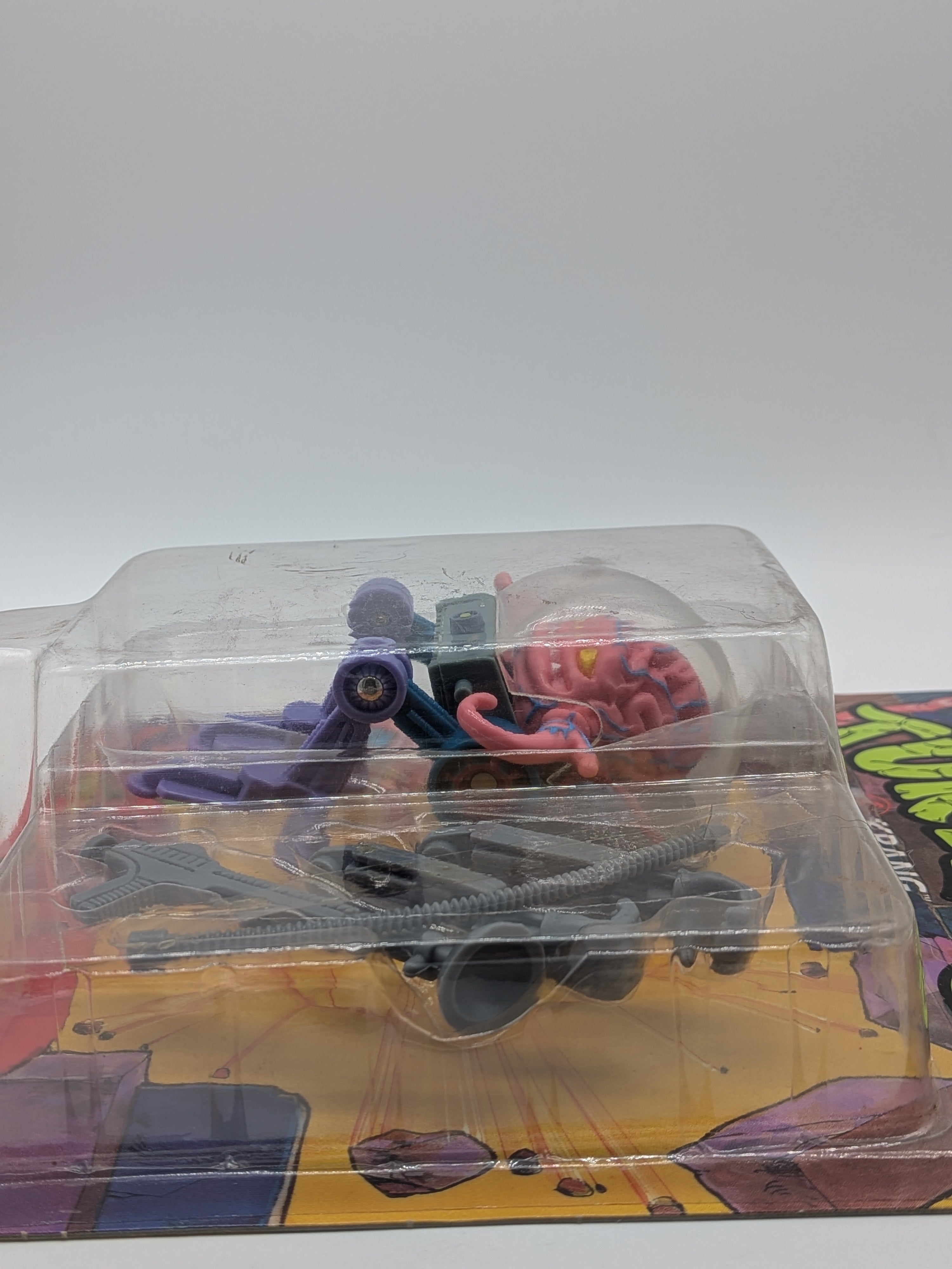 Playmates 1989 Teenage Mutant Ninja Turtles Krang - Sealed on Card