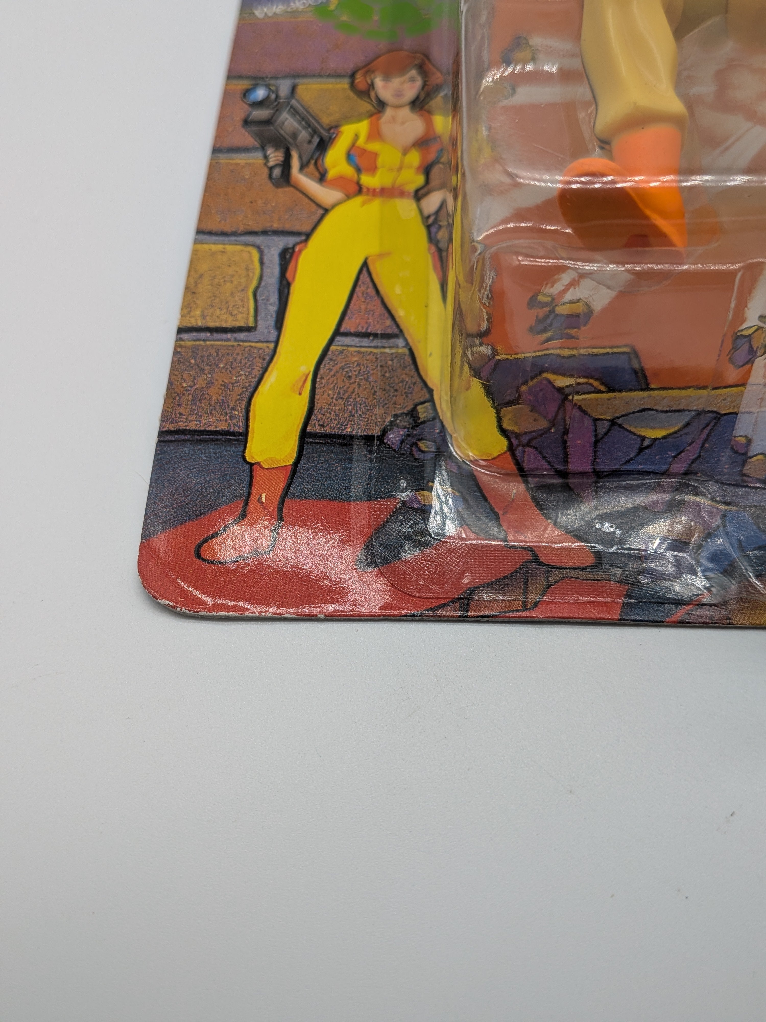 Playmates 1990 Teenage Mutant Ninja Turtles April O'Neil - Sealed and Unpunched