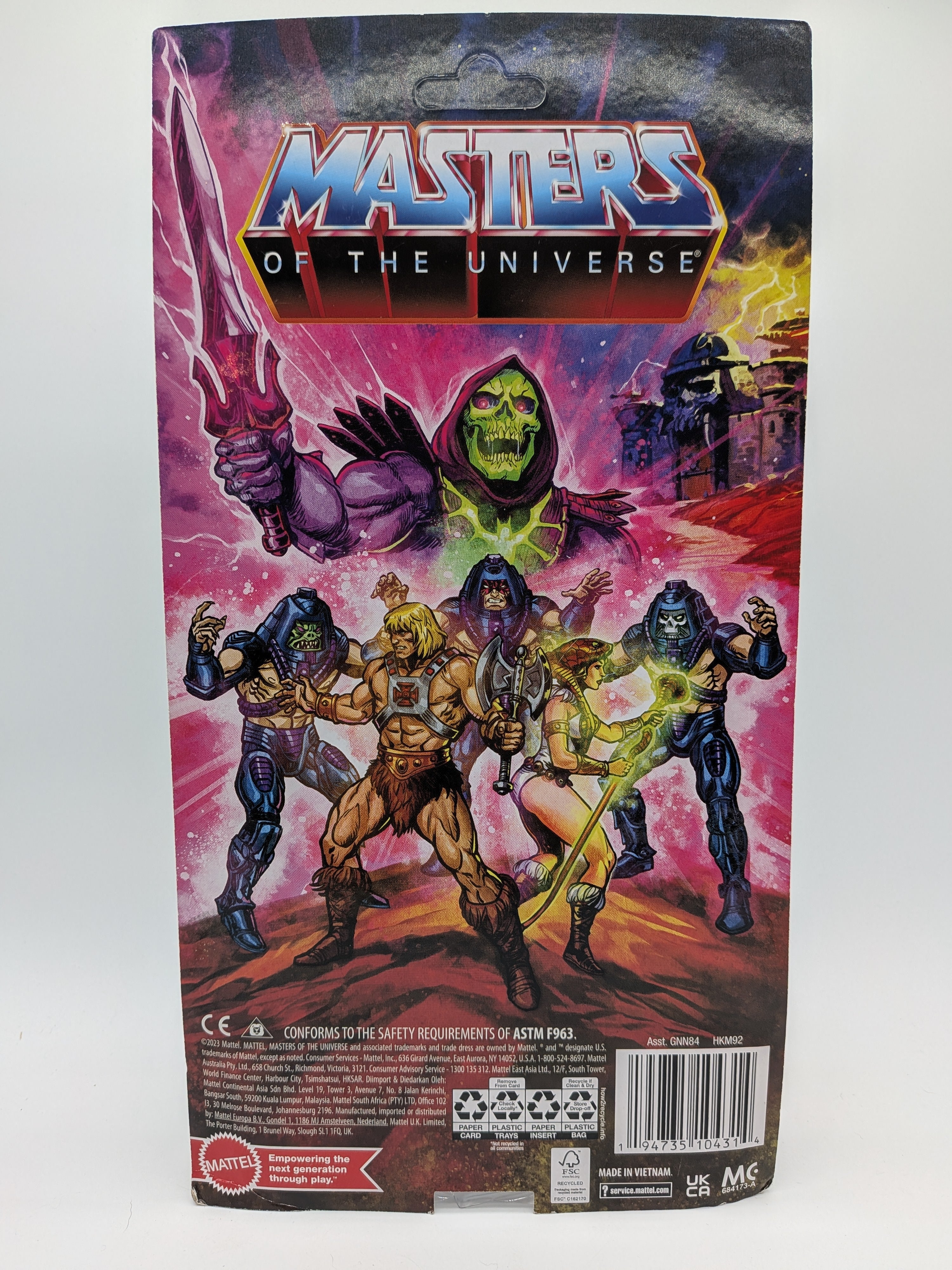 Mattel 2023 Masters of the Universe Origins Man-E-Faces (Mini Comic) Amazon Exclusive