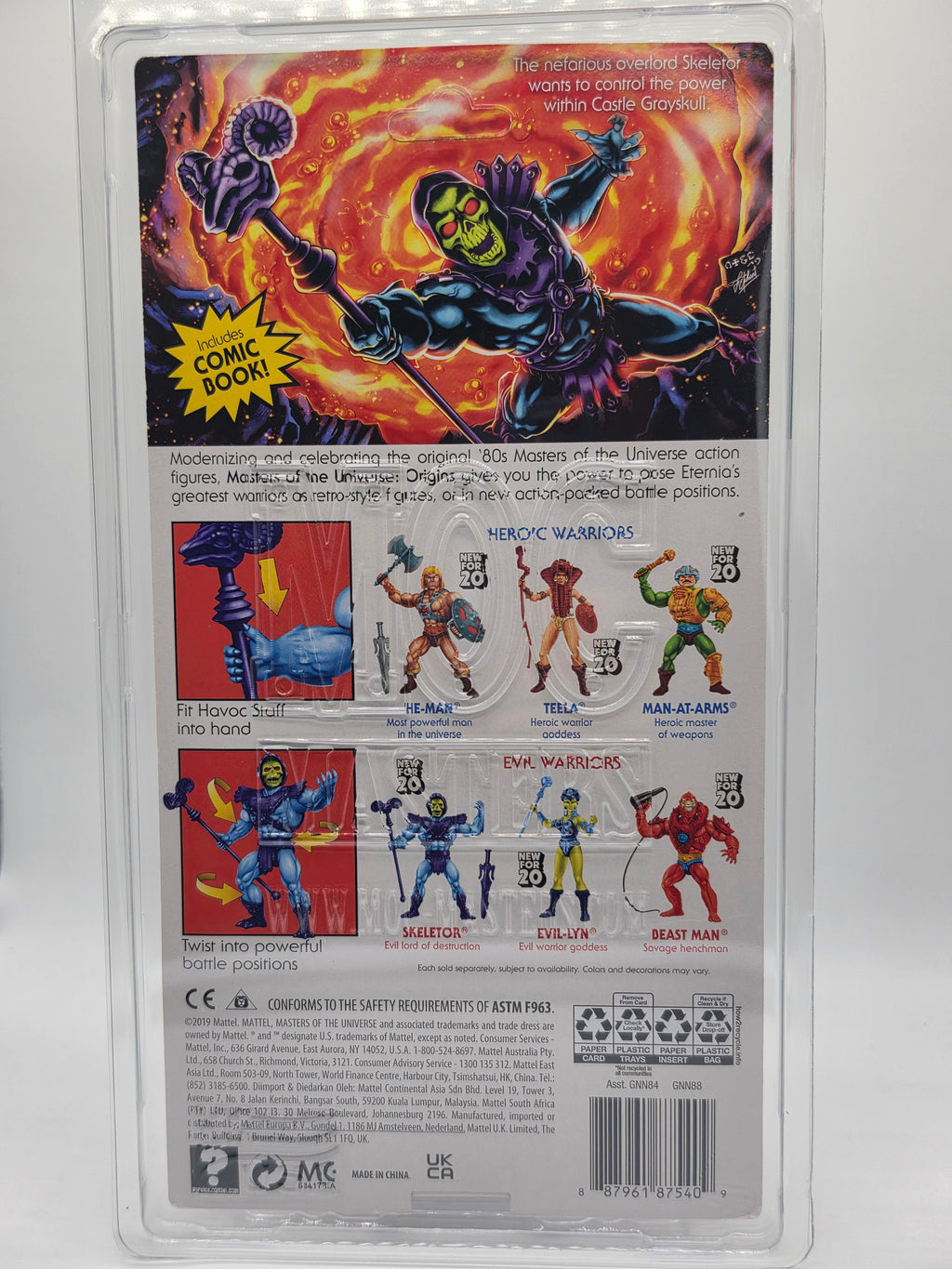 Mattel 2020 Masters of the Universe Origins Skeletor 5.5" Action Figure