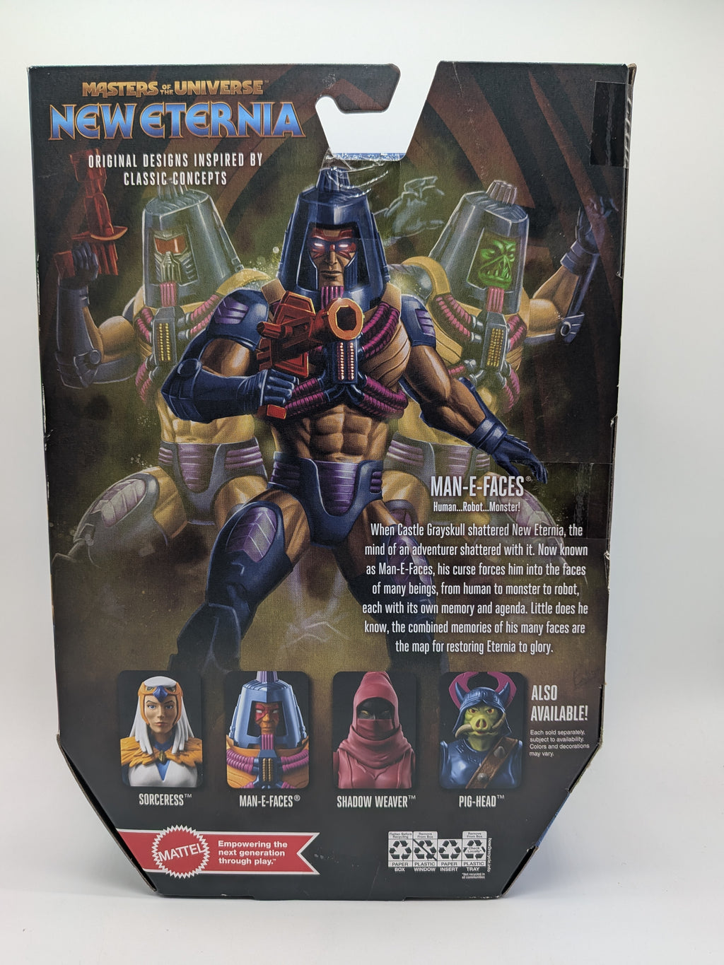 Mattel 2022 Masters of the Universe Masterverse New Eternia Man-E-Faces