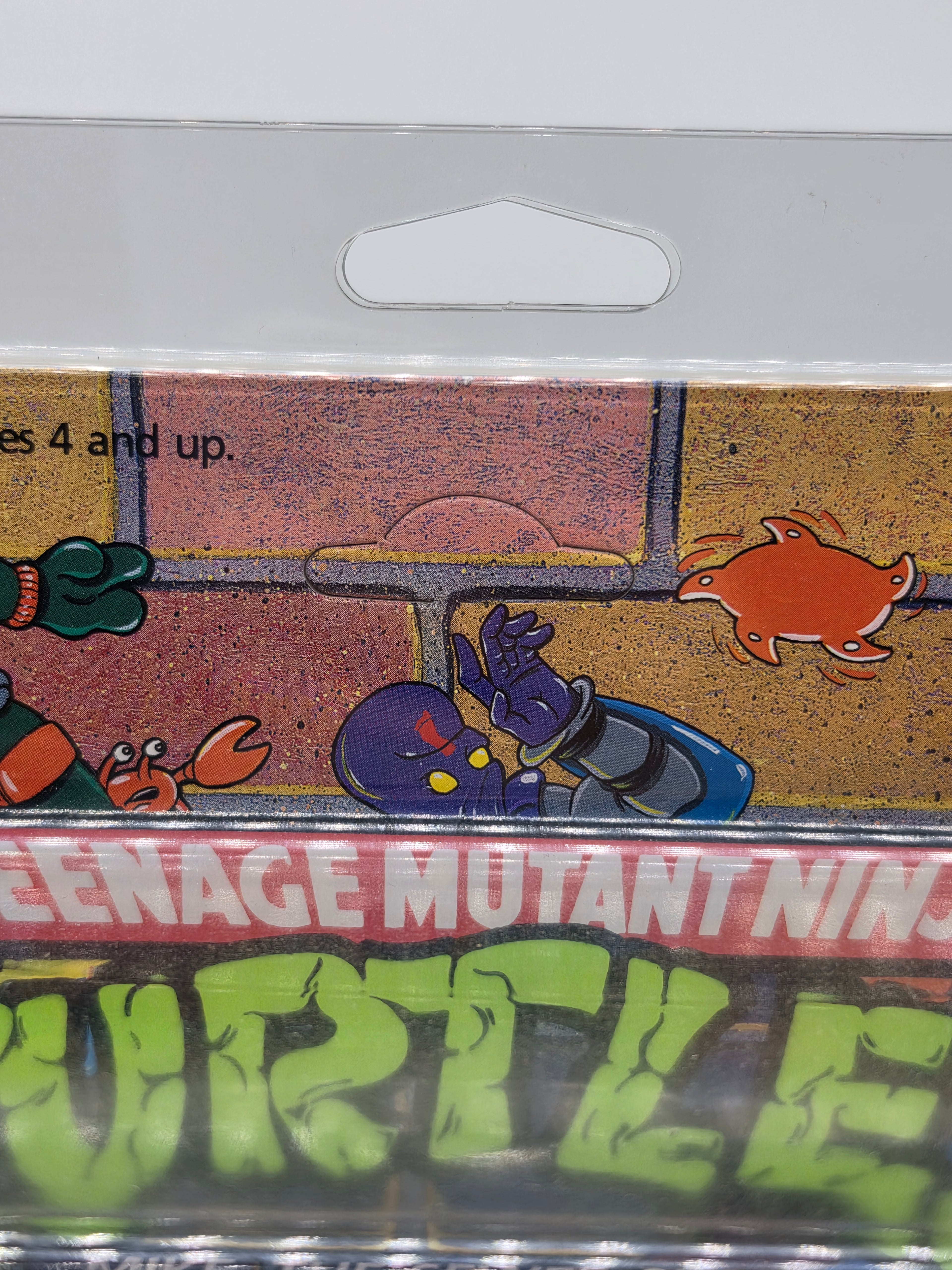 1990 Playmates Teenage Mutant Ninja Turtles TMNT "Mike, the Sewer Surfer" – Mint on Card (MOC), Unpunched