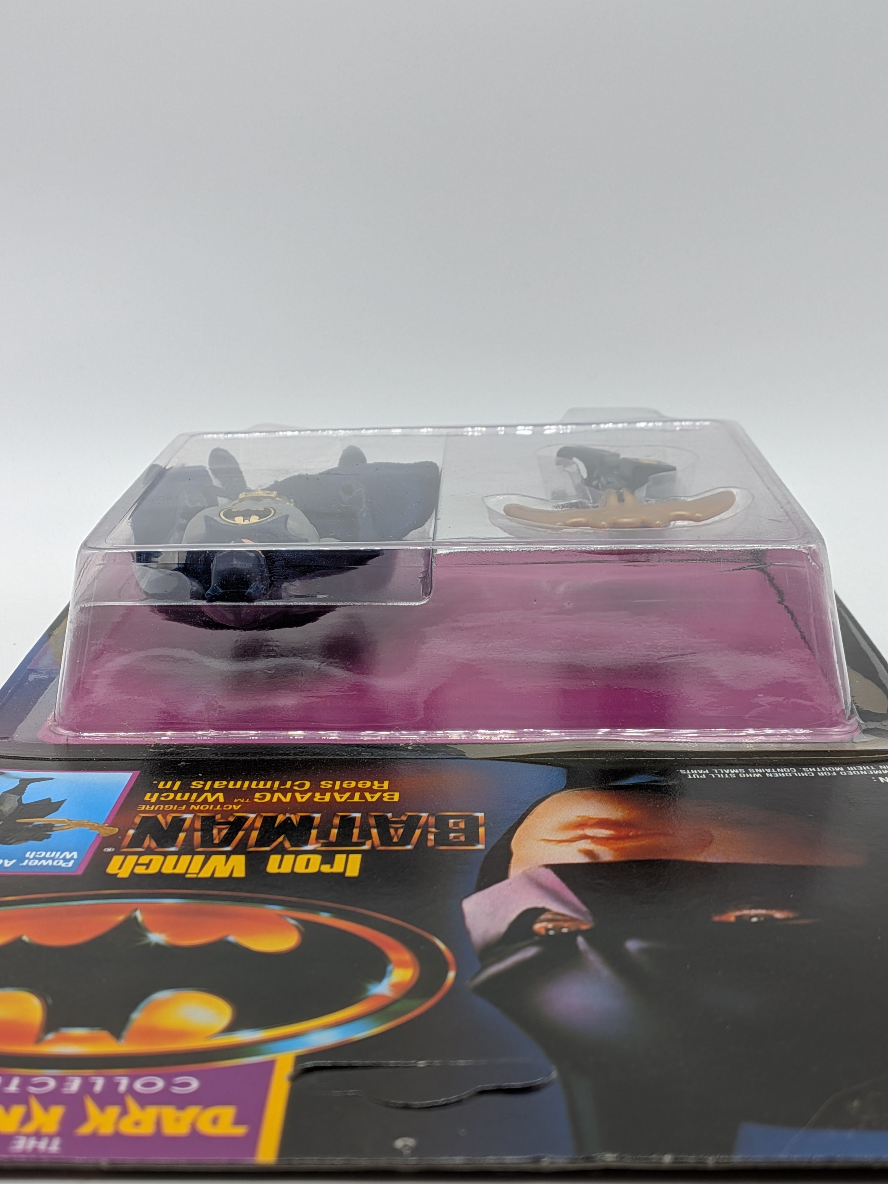 Kenner 1990 The Dark Knight Collection Iron Winch Batman - Sealed on Card