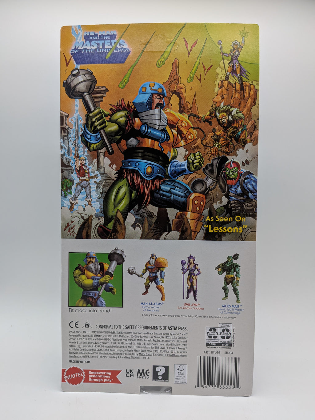 Mattel 2026 Masters of the Universe Origins Cartoon Collection 200x Man-At-Arms