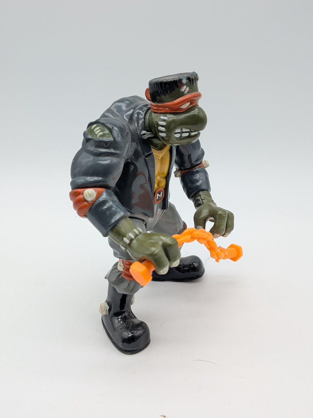 Playmates 1993 Teenage Mutant Ninja Turtles Mikey as Frankenstein - Loose (Incomplete)