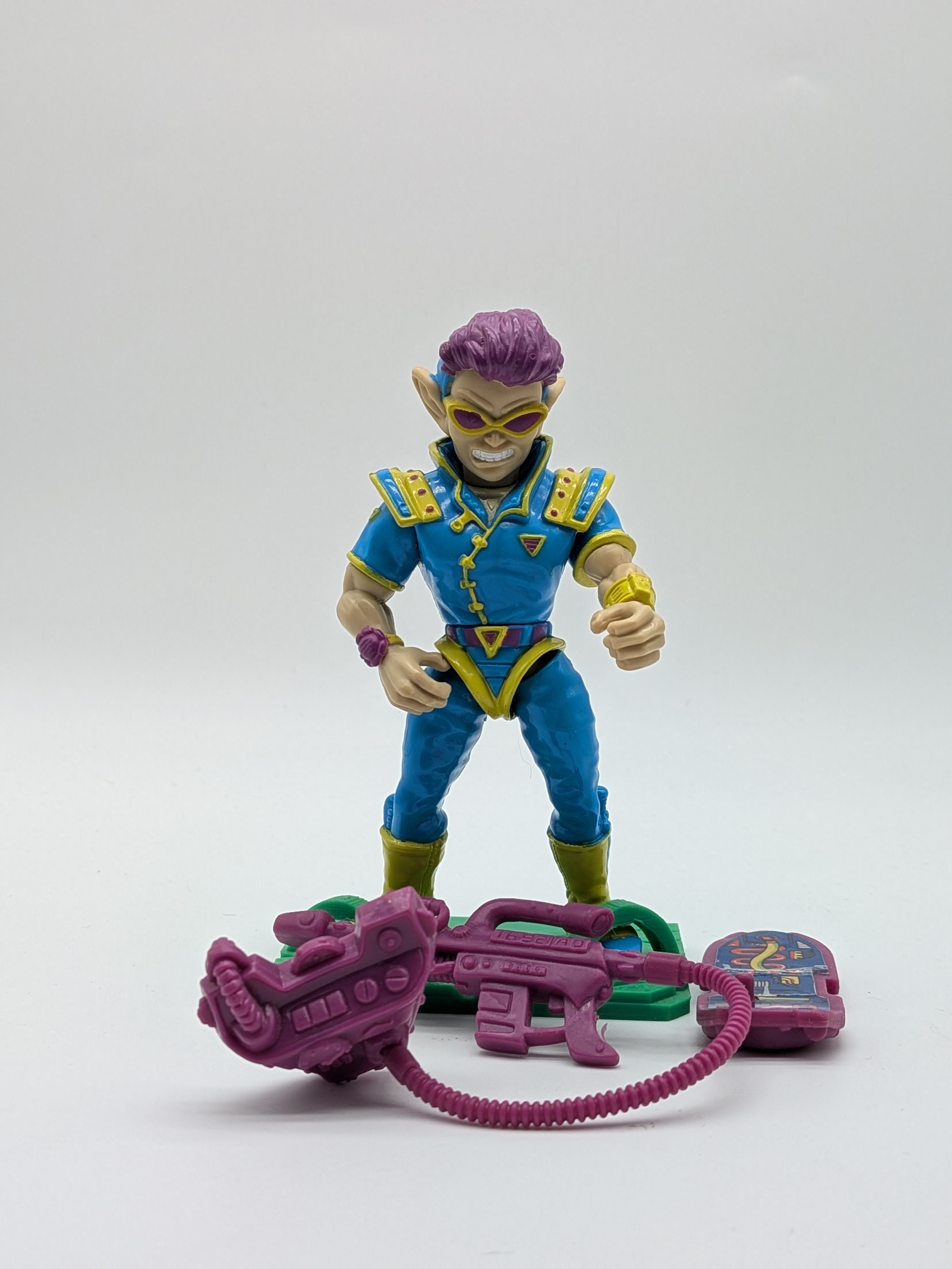 1991 Playmates TMNT "Zak the Neutrino" – Complete Vintage Action Figure