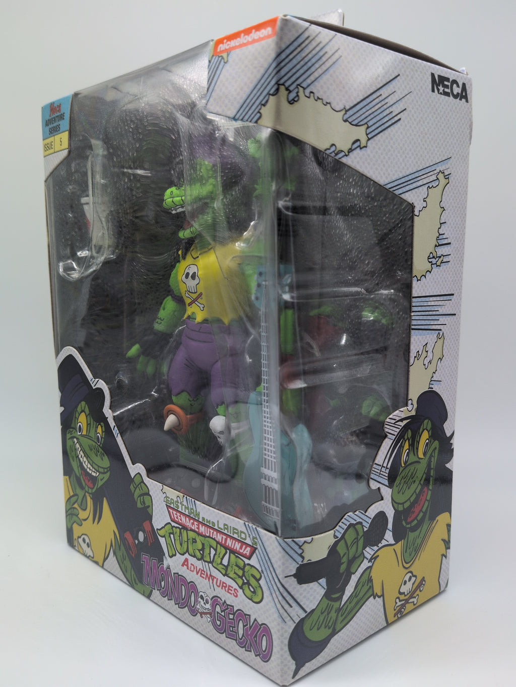 NECA Teenage Mutant Ninja Turtles Adventures (TMNT) Mondo Gecko Action Figure