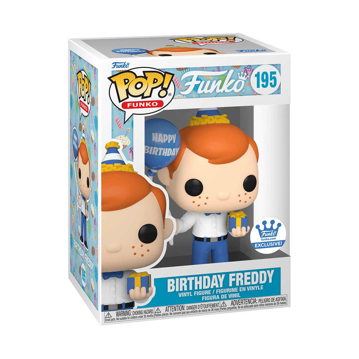 Funko Pop! Vinyl: Funko - Birthday Freddy - Funko (Exclusive) #195