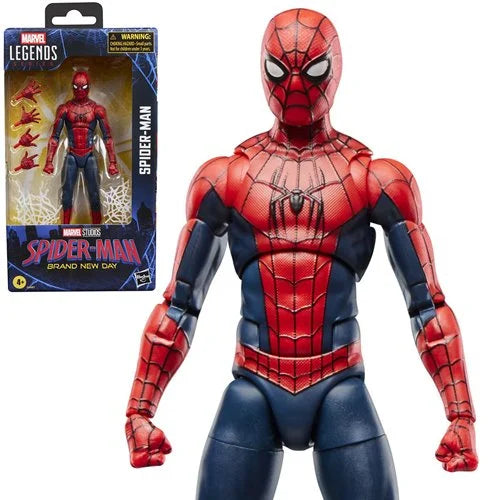 Spider-Man action figure with packaging on a white background